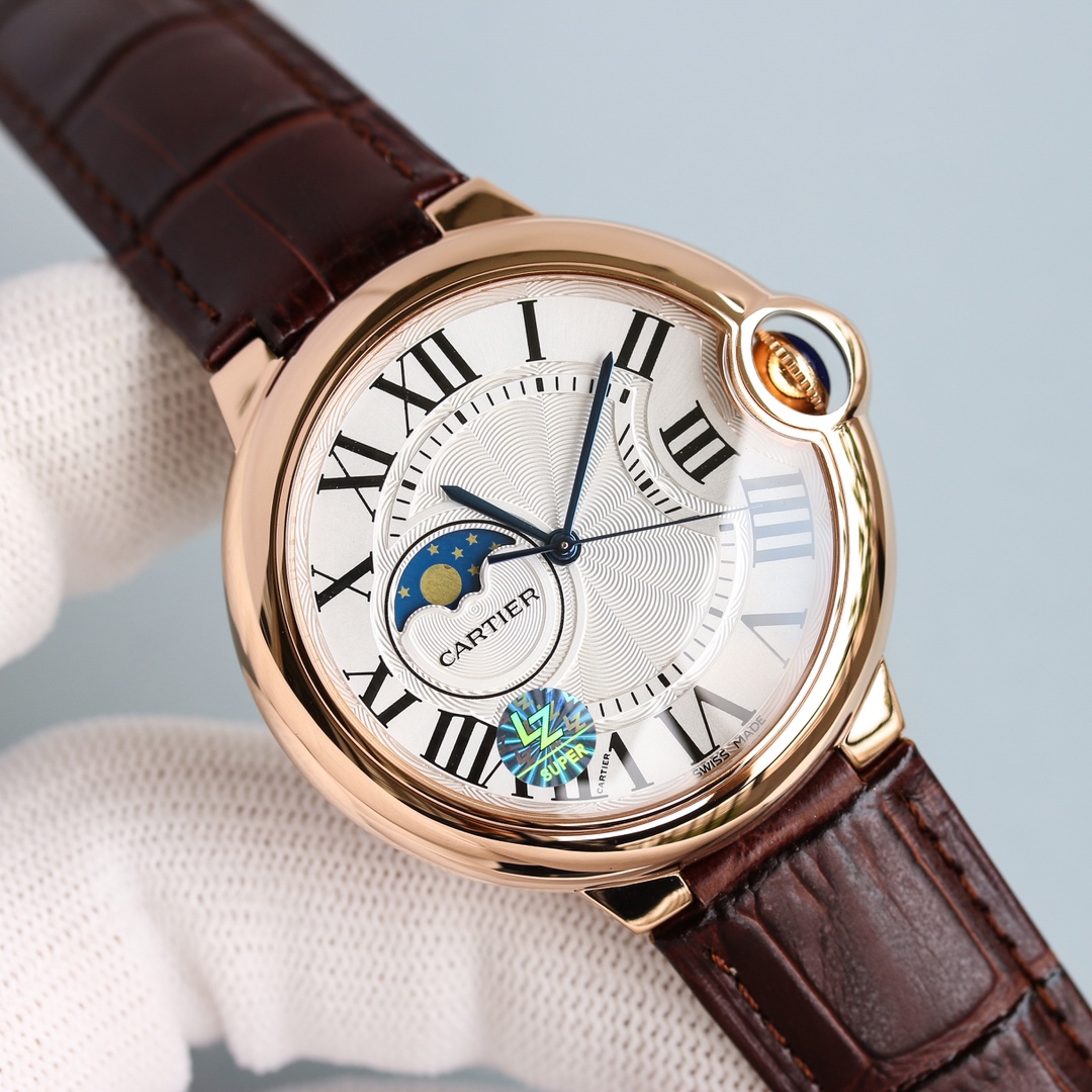 Cartier Ballon Bleu Moonphase 42 mm Watch – IW-1906 - Image 3