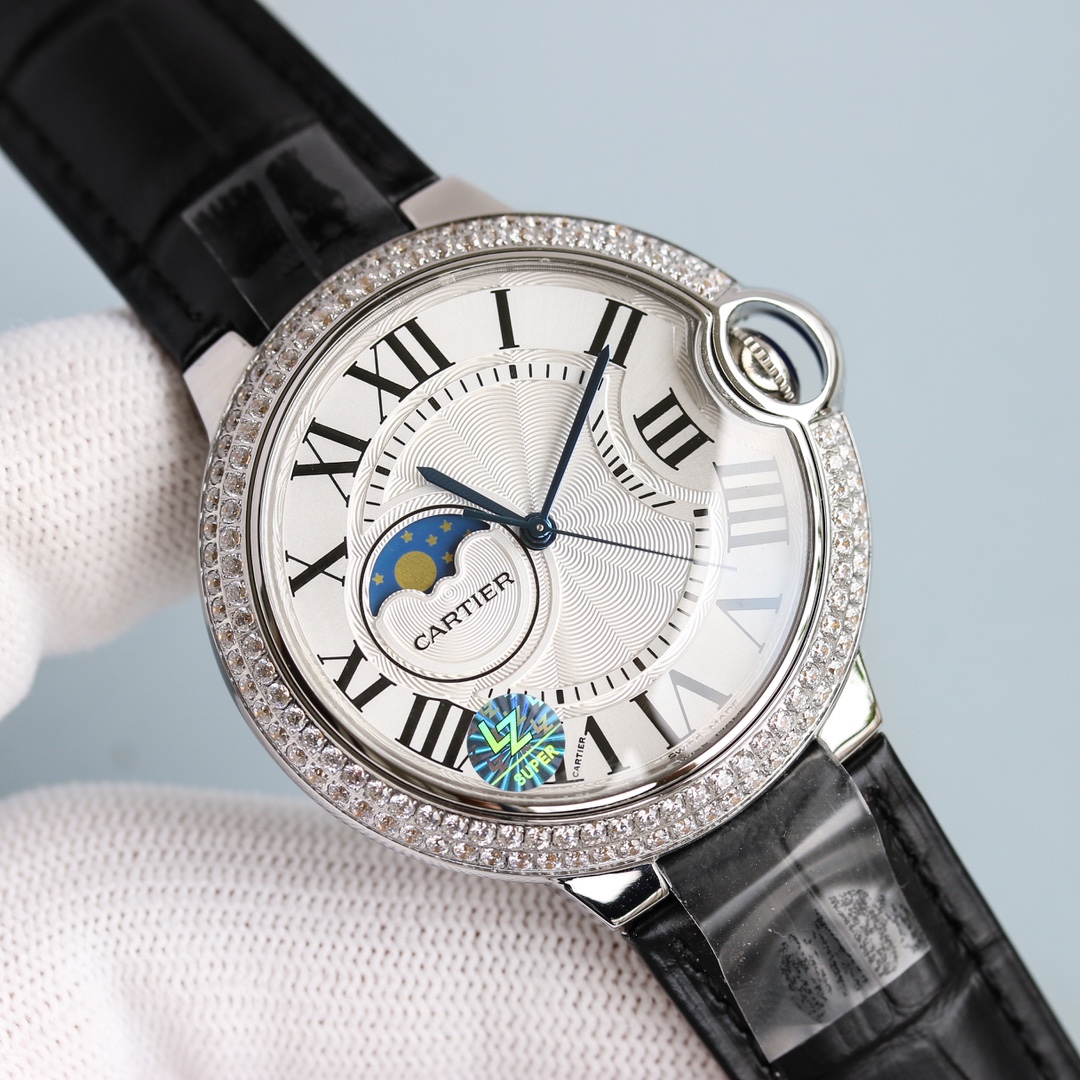 Cartier Ballon Bleu Moonphase 42 mm Watch – IW-1906 - Image 8