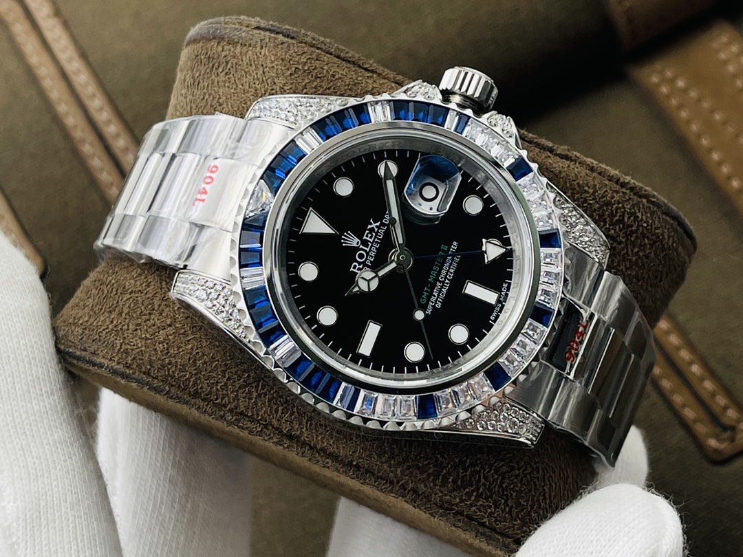 Rolex GMT-Master II Diamond-Set 40 mm Watch – IW-0166 - Image 2