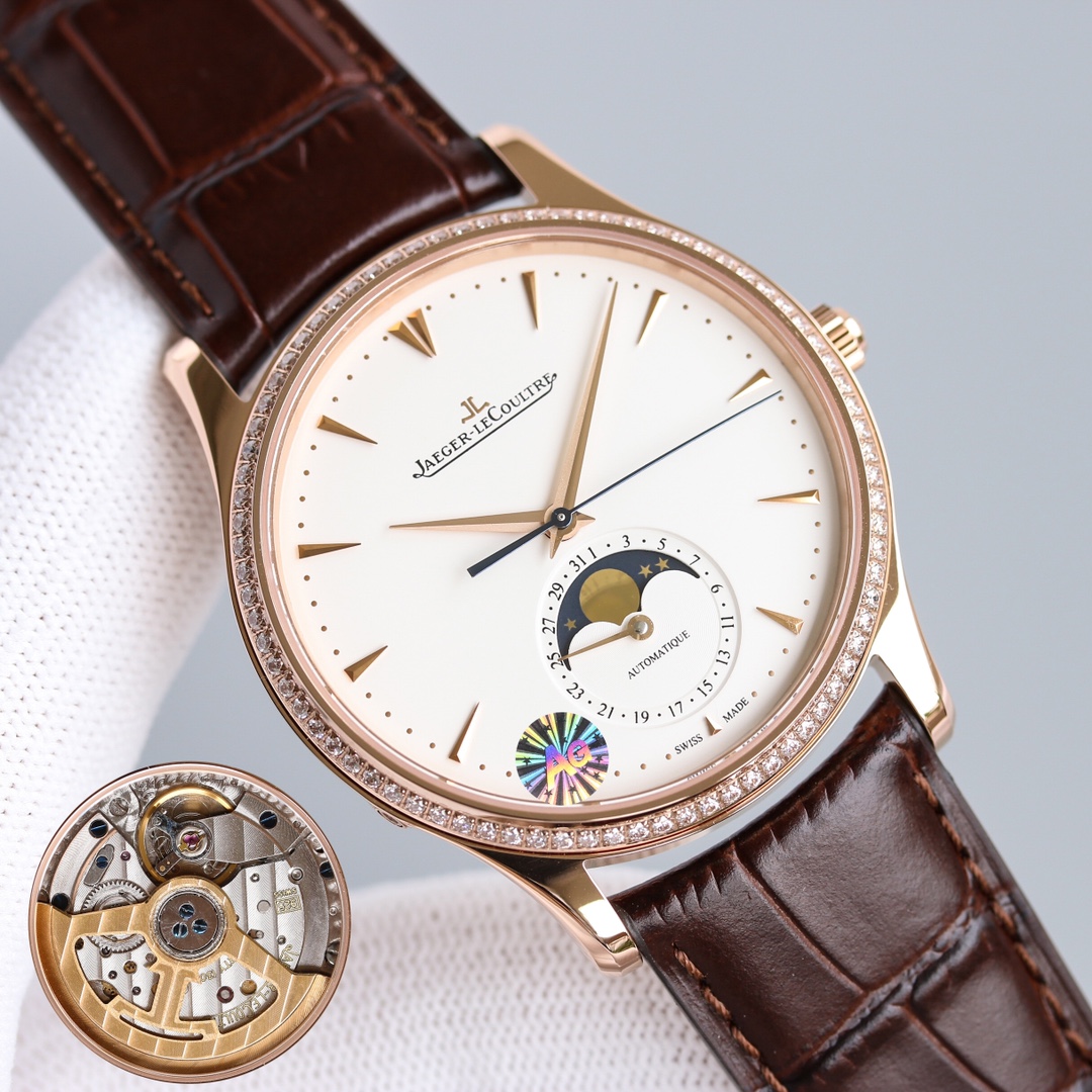 Jaeger-LeCoultre Master Control Moonphase 39 mm Watch – IW-0548 - Image 5