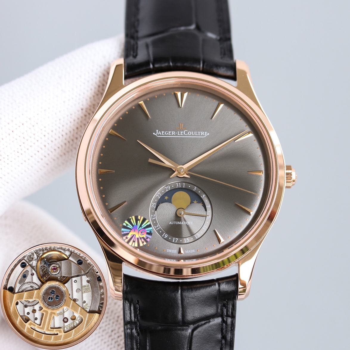 Jaeger-LeCoultre Master Control Moonphase 39 mm Watch – IW-0548 - Image 4