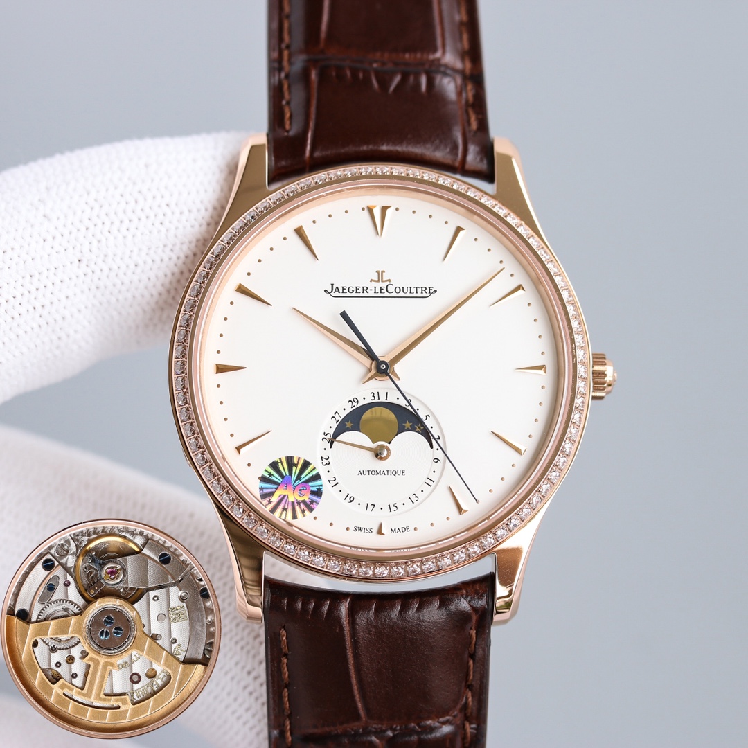 Jaeger-LeCoultre Master Control Moonphase 39 mm Watch – IW-0548 - Image 6