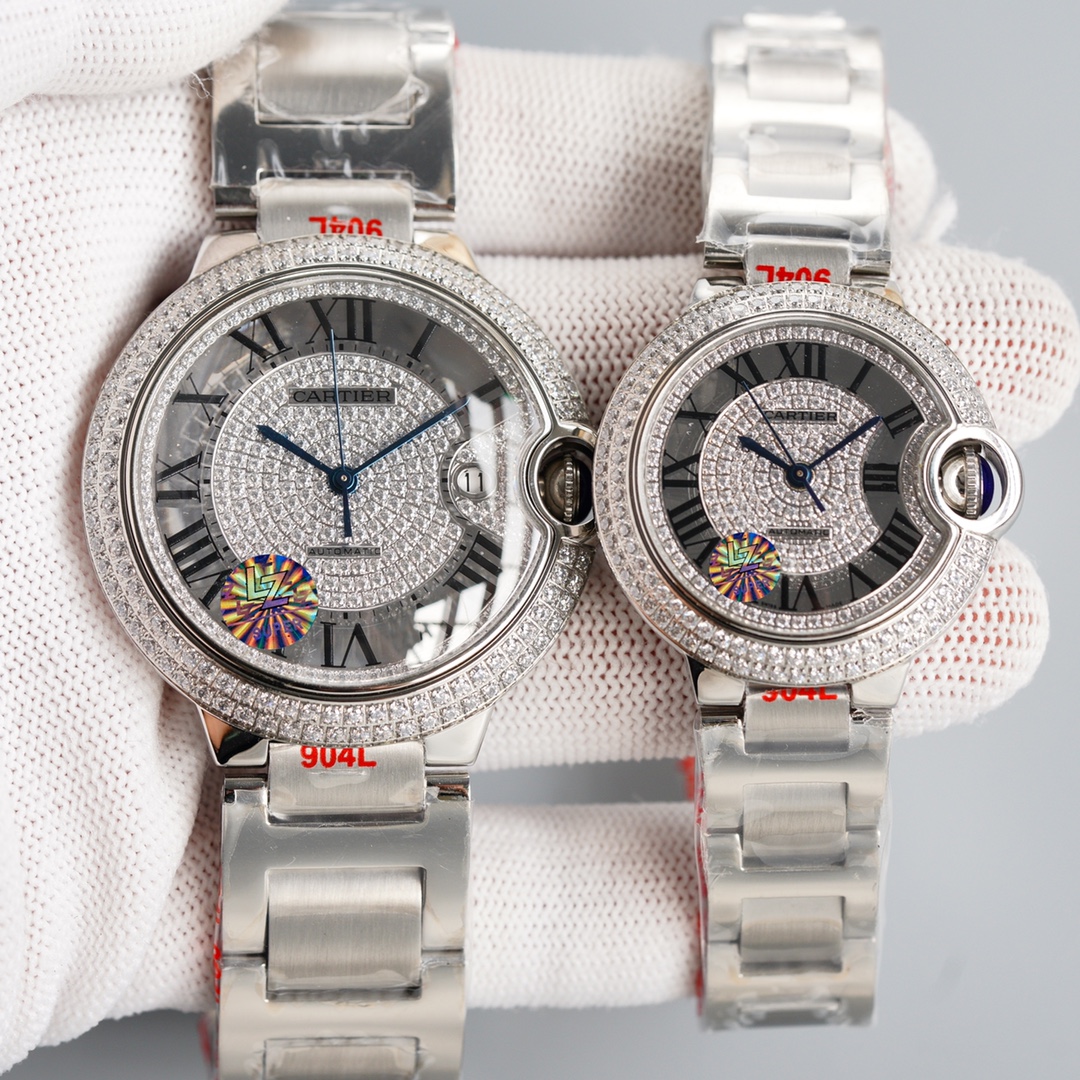 Cartier Ballon Bleu Diamond-Set 42 mm Watch – IW-2009 - Image 2