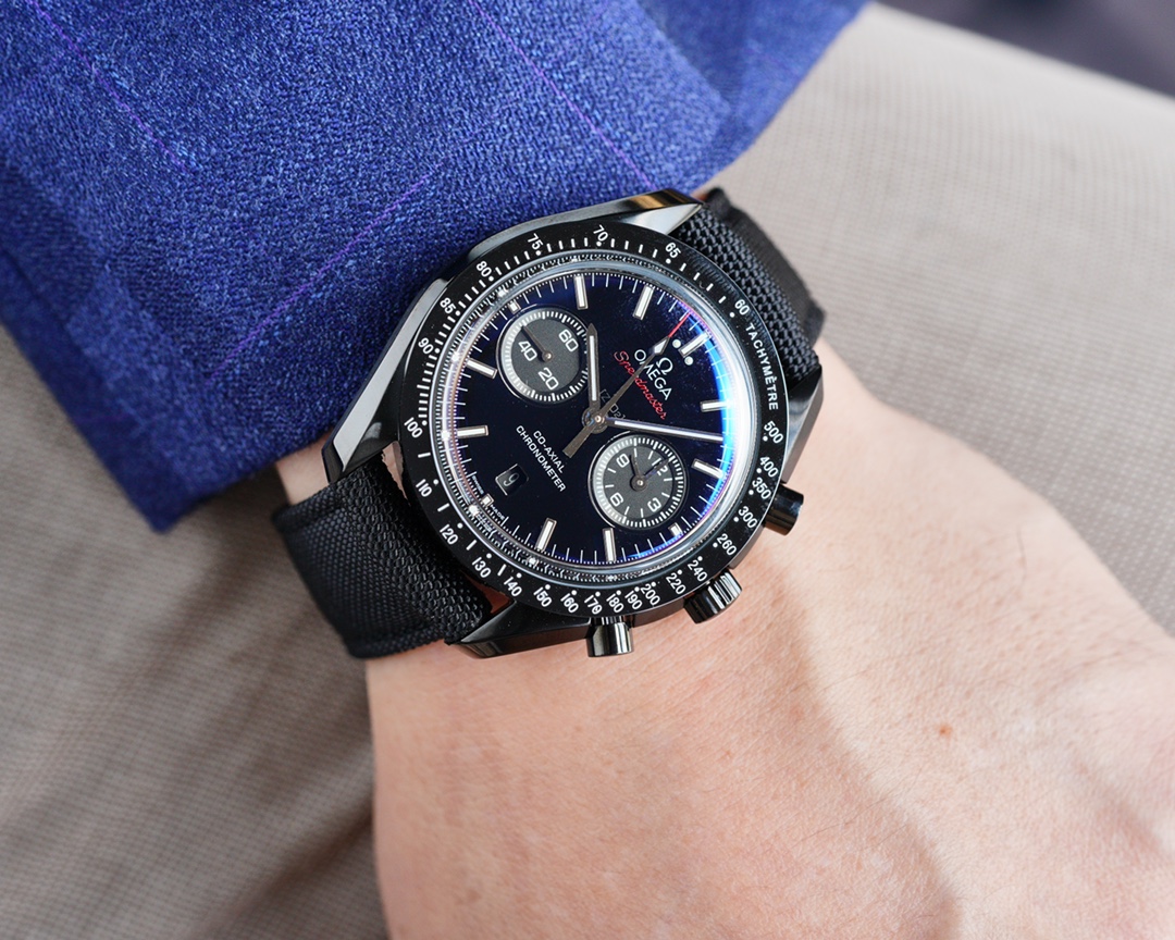 Omega Speedmaster Black Dial Chronograph Watch – IW-1561