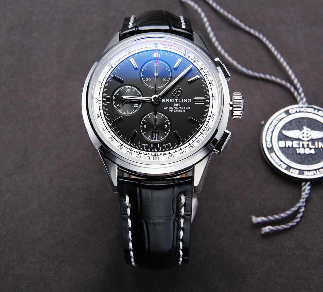 Breitling Pilot Chronograph 42 mm Watch – IW-0701 - Image 5