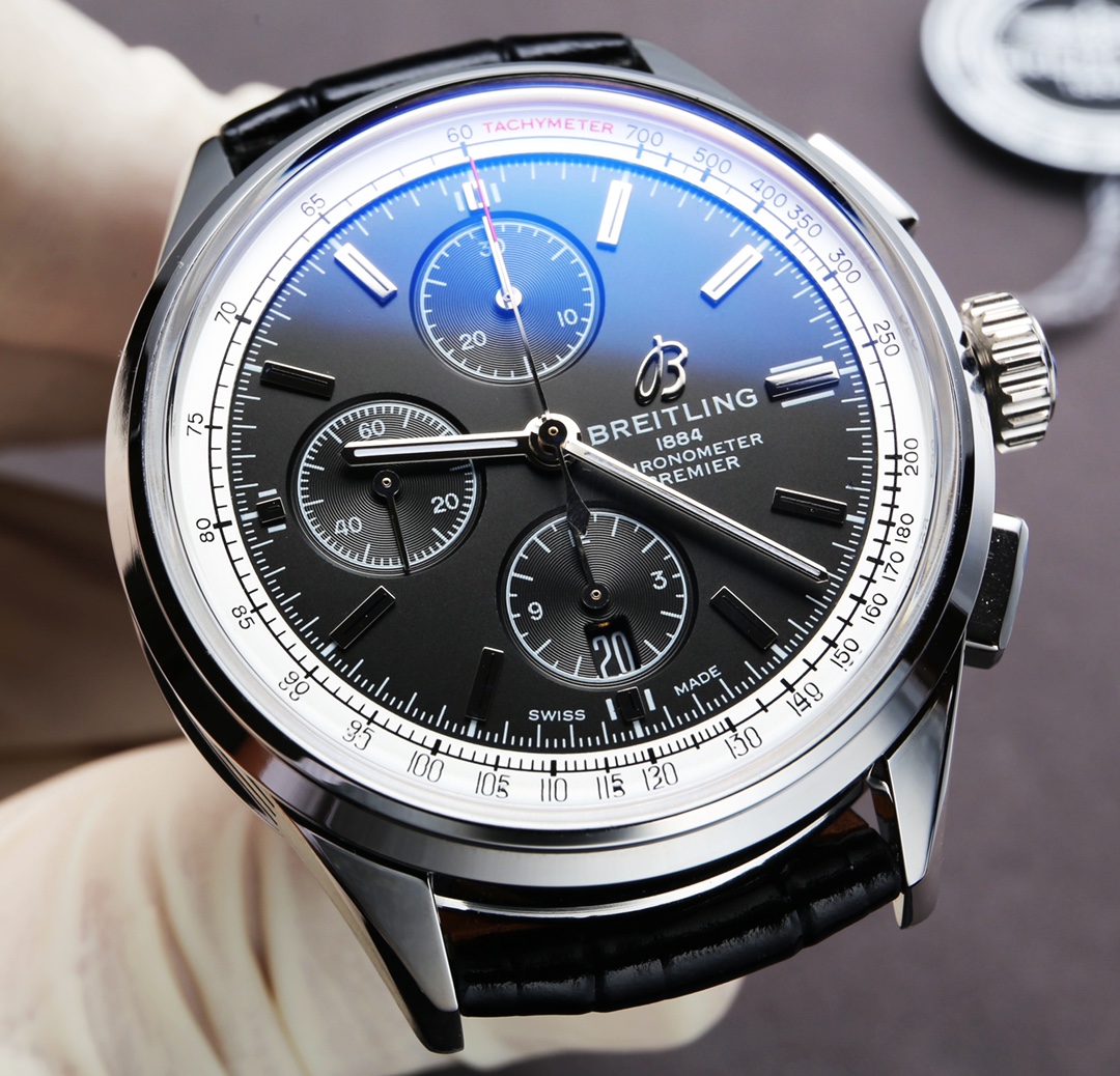 Breitling Pilot Chronograph 42 mm Watch – IW-0701 - Image 3