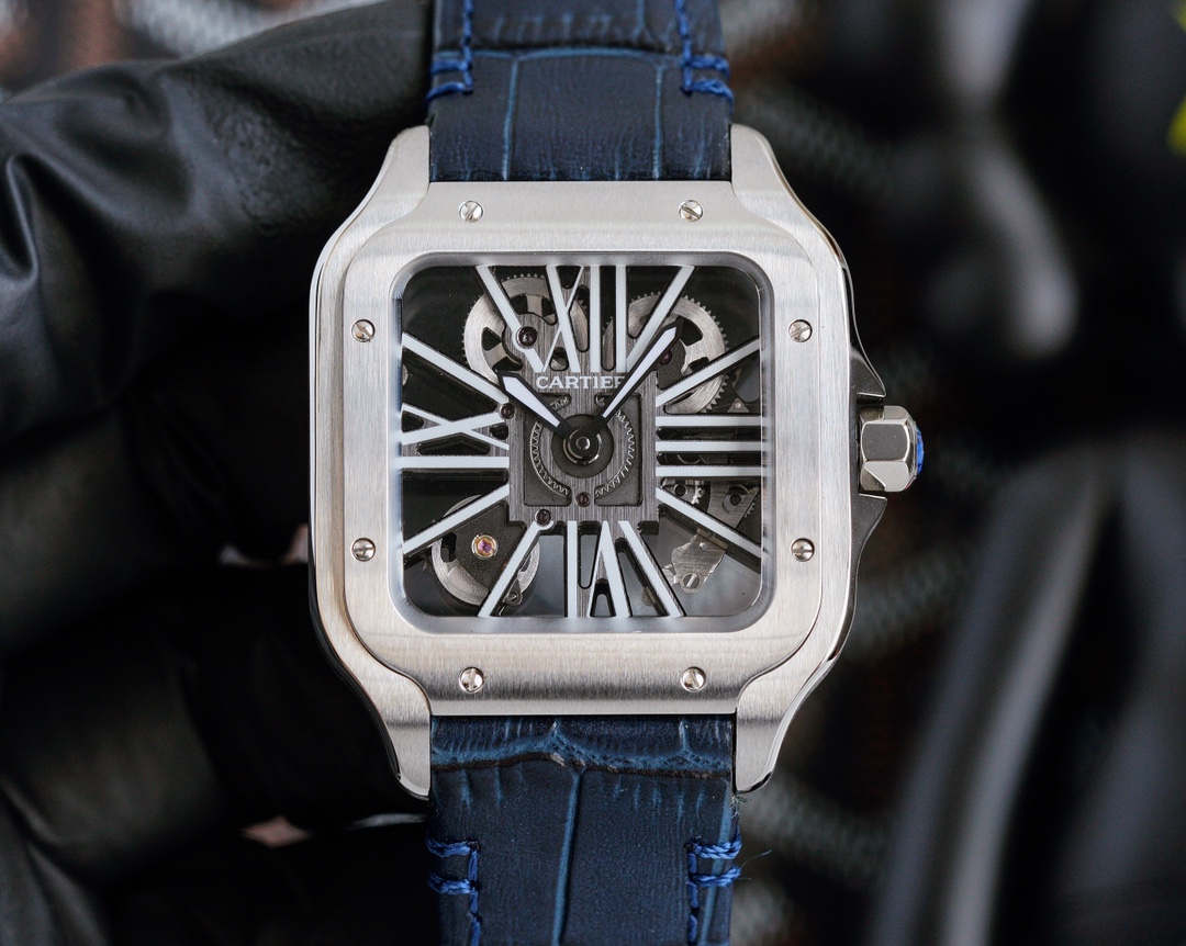 Cartier Santos Skeleton Dial 39.8 mm Watch – IW-2003