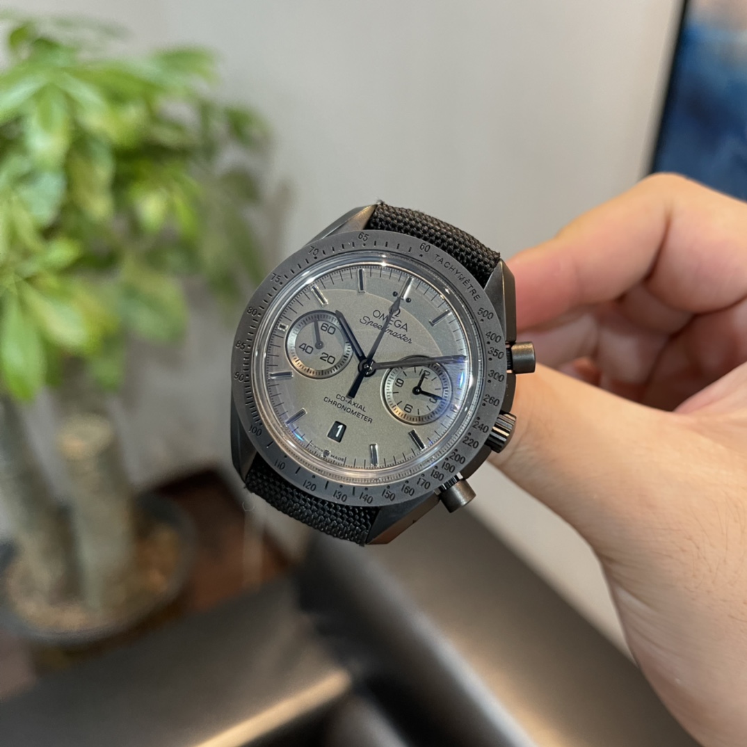 Omega Speedmaster Black Dial Chronograph Watch – IW-1555 - Image 6