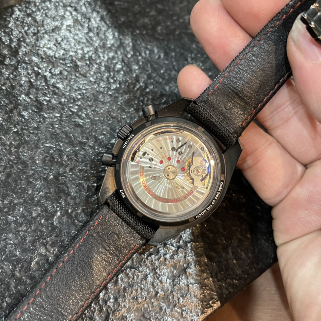 Omega Speedmaster Black Dial Chronograph Watch – IW-1555 - Image 8