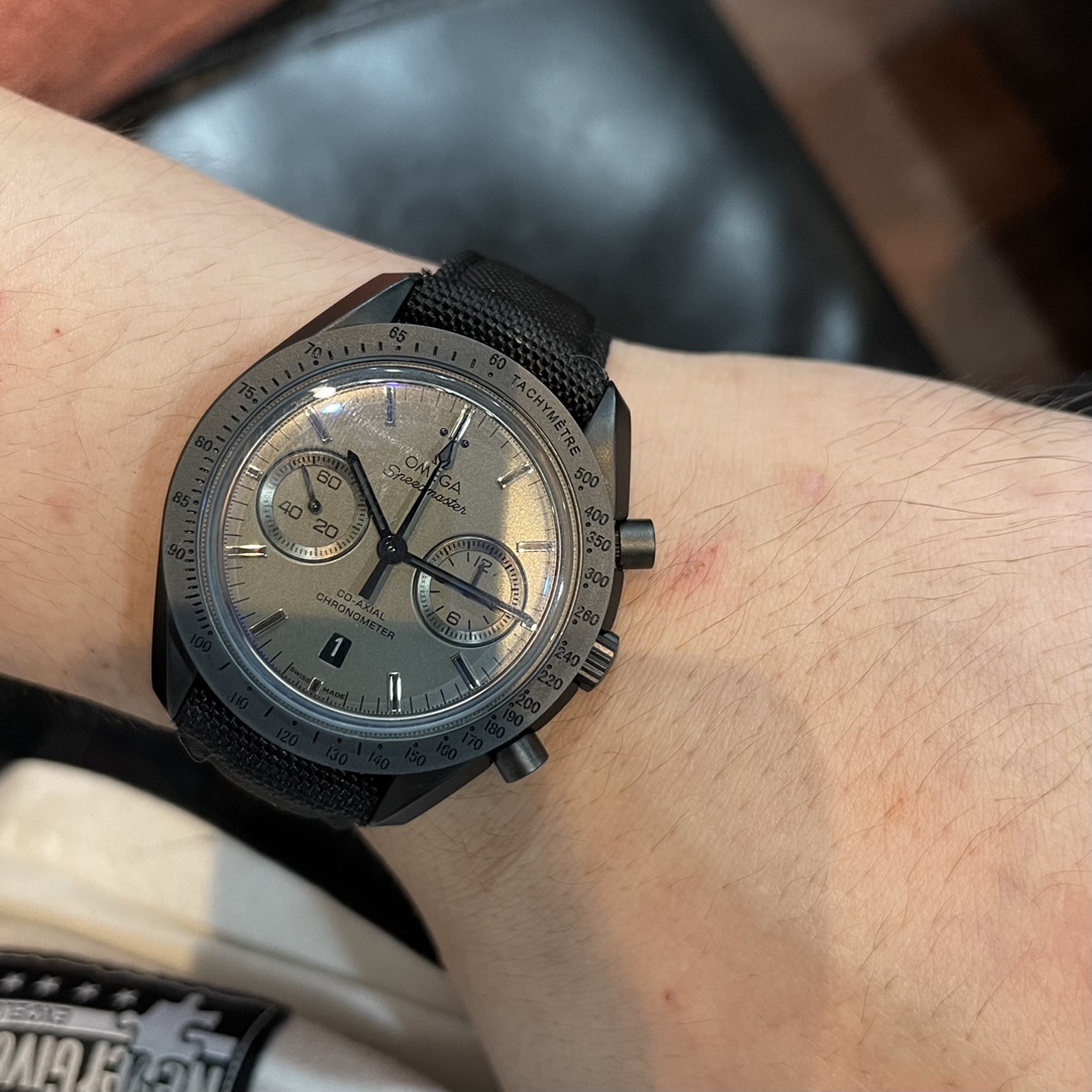 Omega Speedmaster Black Dial Chronograph Watch – IW-1555 - Image 3