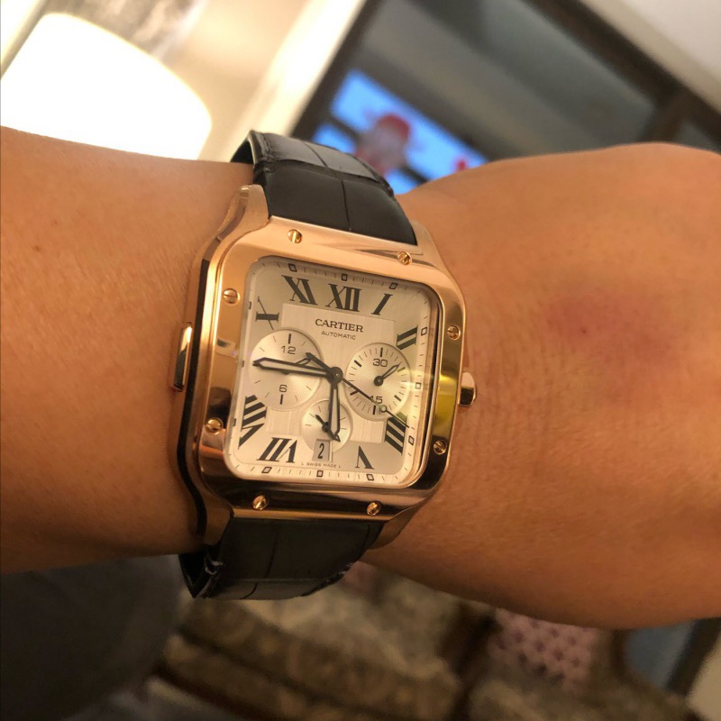 Cartier Santos Chronograph 43.3 mm Watch – IW-1994 - Image 4