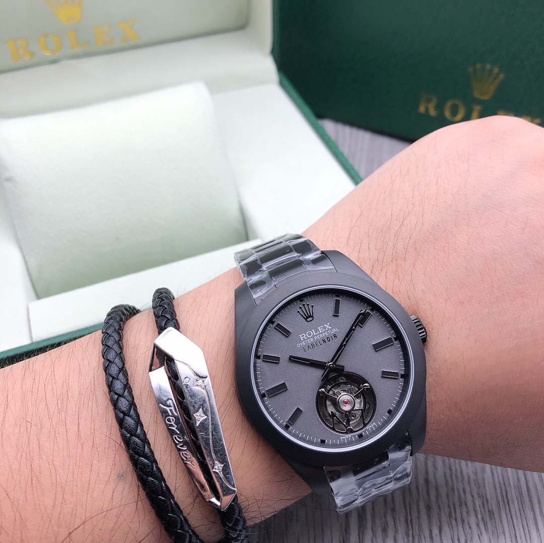 Rolex Milgauss Label Noir Tourbillon Watch – IW-0248 - Image 9