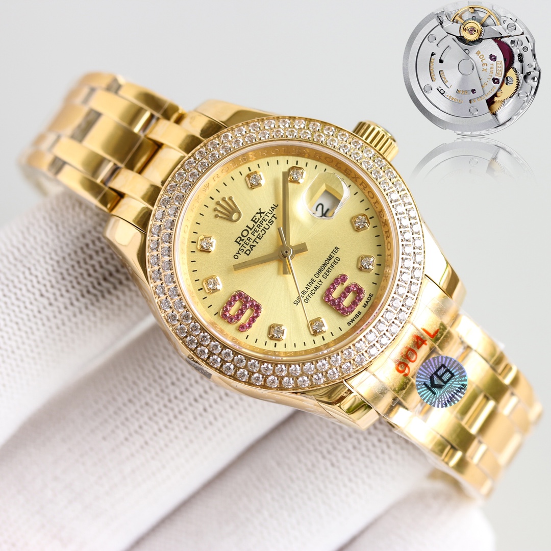 Rolex Classic Diamond-Set 34 mm Watch – IW-0273 - Image 2