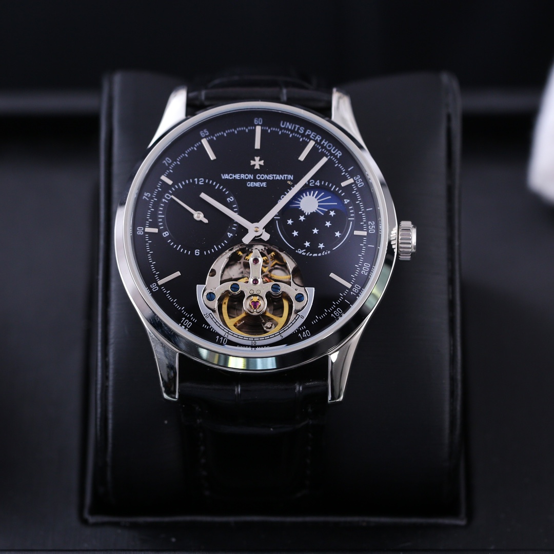 Vacheron Constantin Tourbillon Moonphase 42 mm Watch – IW-1148 - Image 3