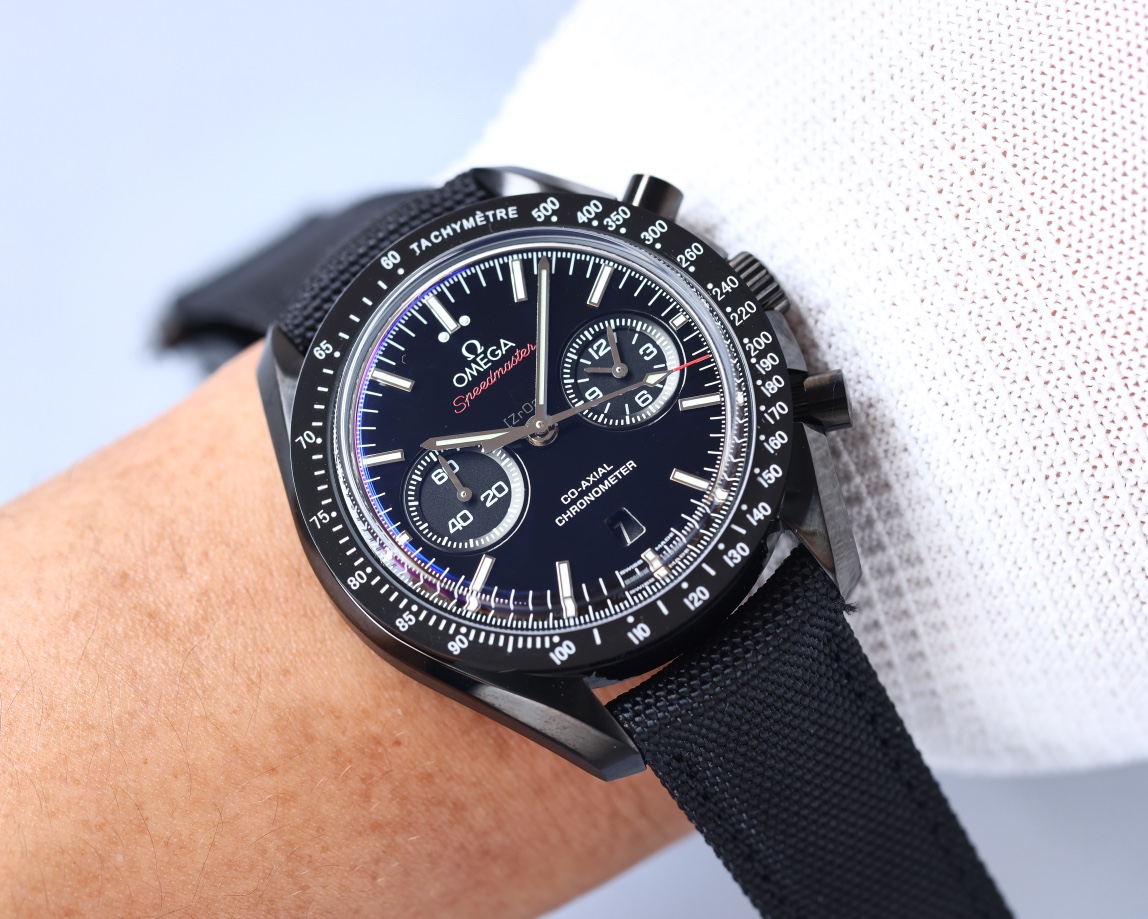 Omega Speedmaster Black Dial Chronograph Watch – IW-1552 - Image 4