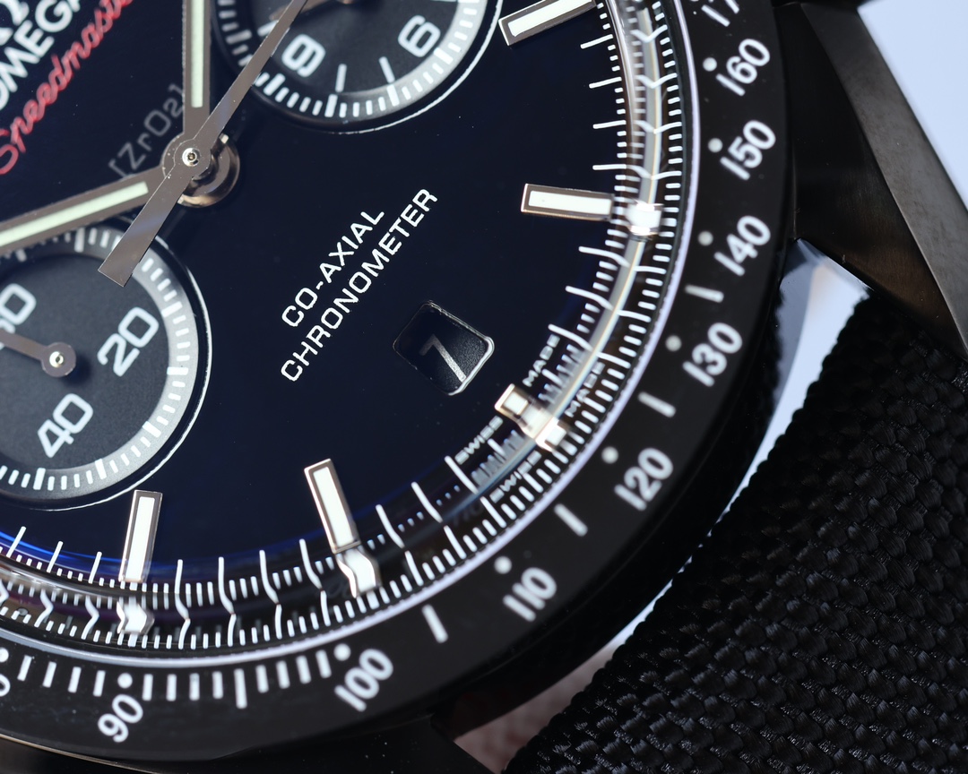 Omega Speedmaster Black Dial Chronograph Watch – IW-1552 - Image 6