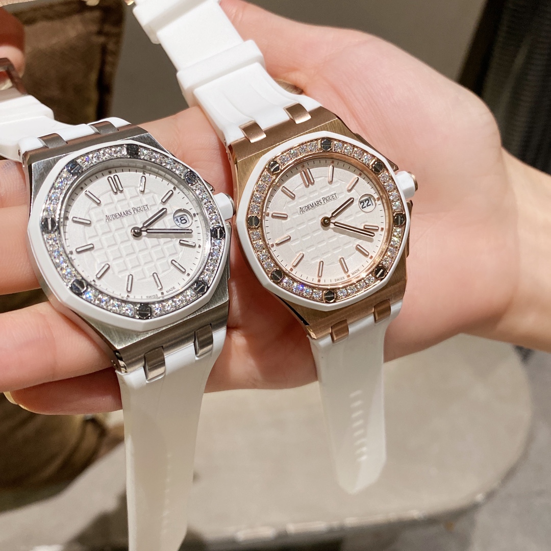 Audemars Piguet Classic Diamond-Set 37 mm Watch – IW-2215