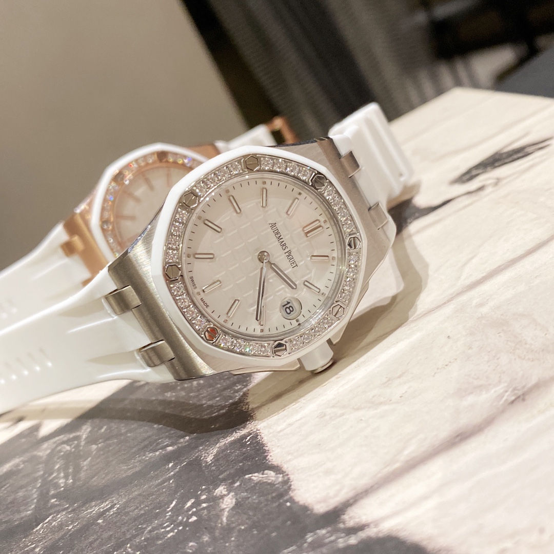 Audemars Piguet Classic Diamond-Set 37 mm Watch – IW-2215 - Image 7