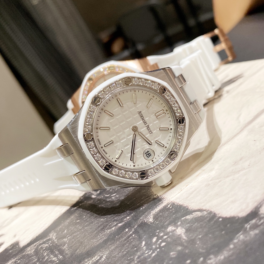 Audemars Piguet Classic Diamond-Set 37 mm Watch – IW-2215 - Image 8