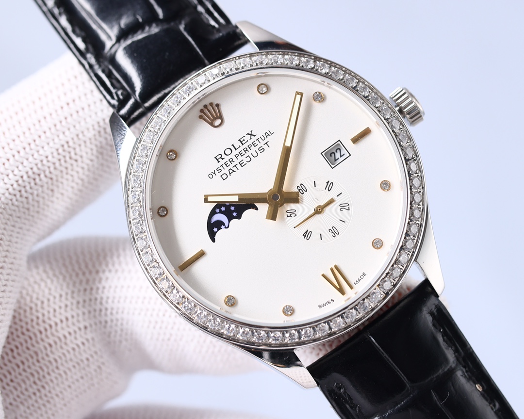 Rolex Classic Moonphase 40 mm Watch – IW-0253 - Image 6