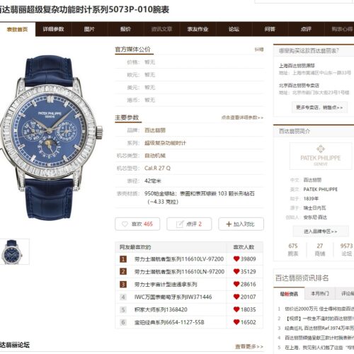 Classic Diamond-Set 42 mm Watch – IW-2715