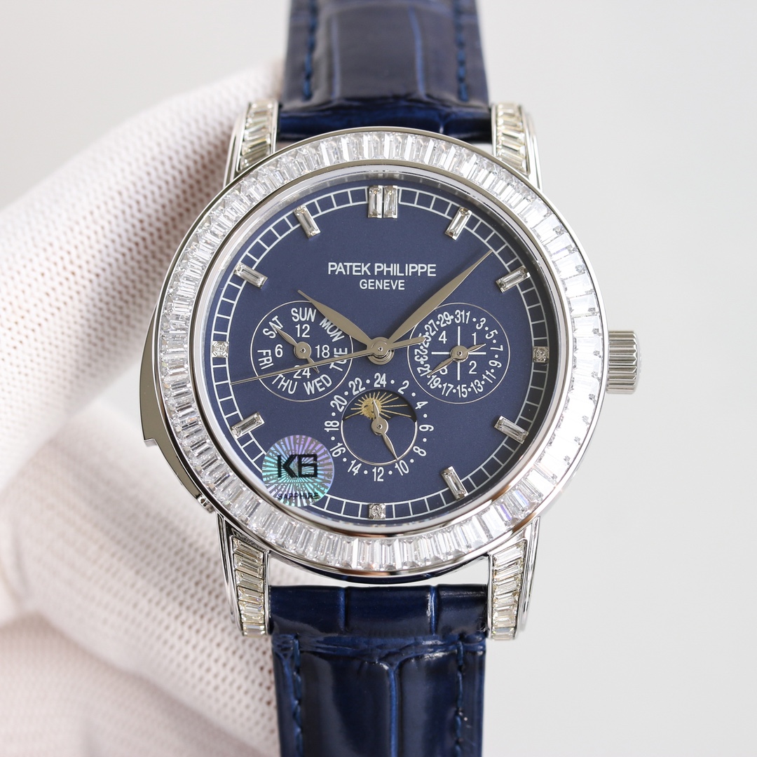 Classic Diamond-Set 42 mm Watch – IW-2715 - Image 3