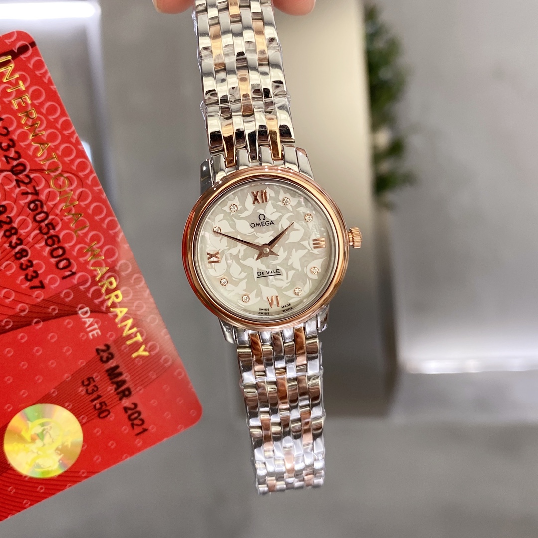 Omega De Ville Mother-of-Pearl Dial 27.4 mm Watch – IW-1541 - Image 3