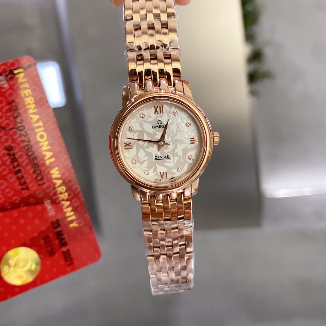 Omega De Ville Mother-of-Pearl Dial 27.4 mm Watch – IW-1541 - Image 5