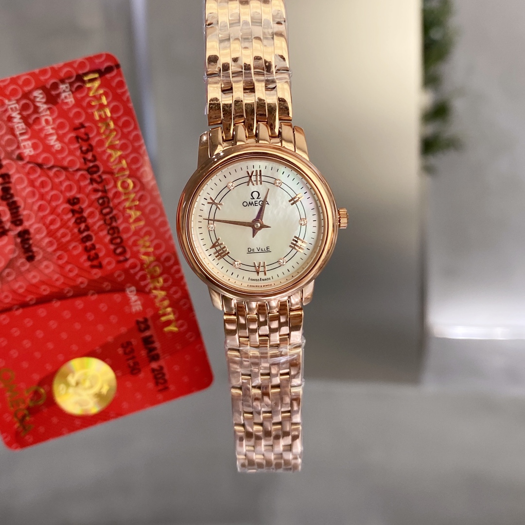 Omega De Ville Mother-of-Pearl Dial 27.4 mm Watch – IW-1541 - Image 7