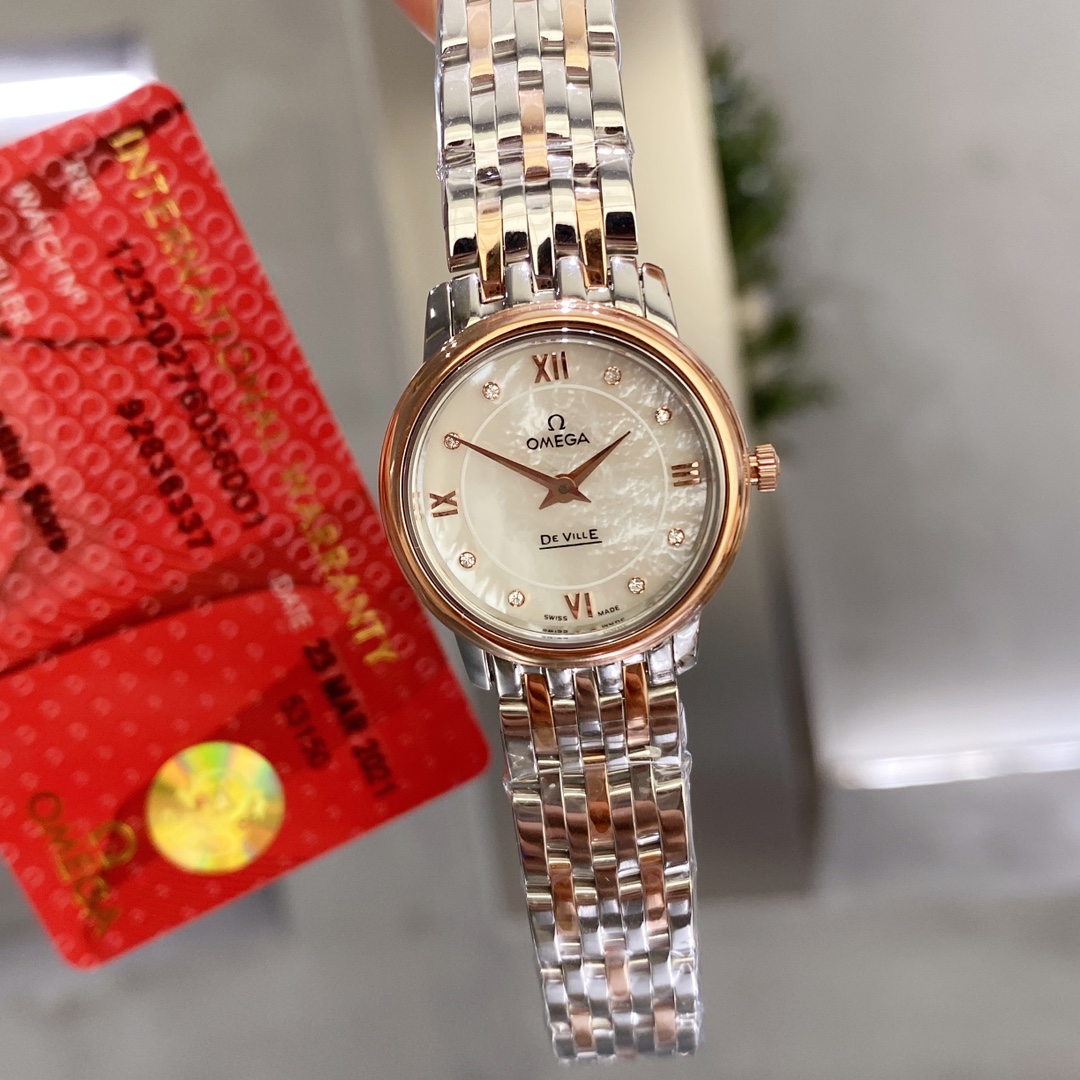 Omega De Ville Mother-of-Pearl Dial 27.4 mm Watch – IW-1541 - Image 2