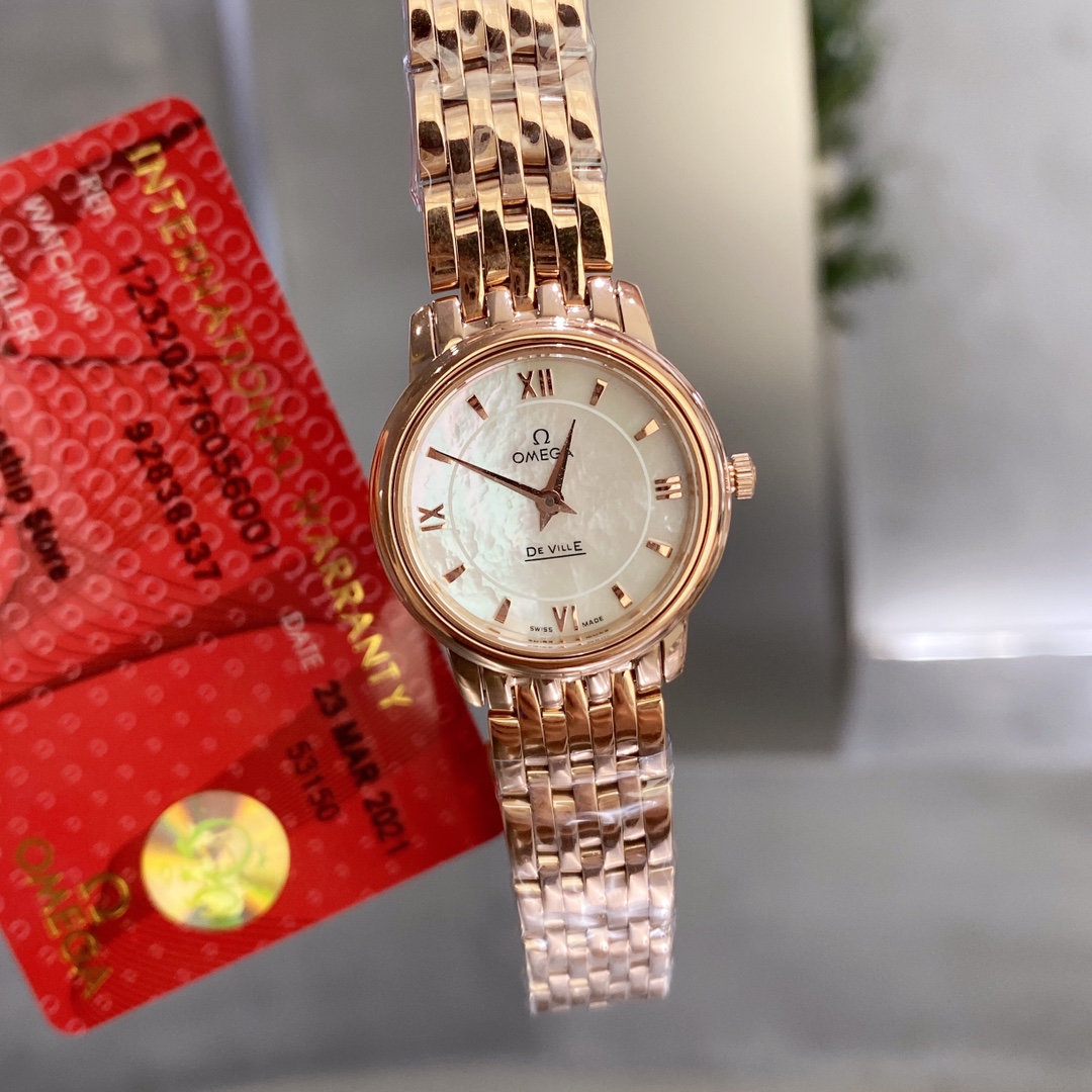 Omega De Ville Mother-of-Pearl Dial 27.4 mm Watch – IW-1541 - Image 9