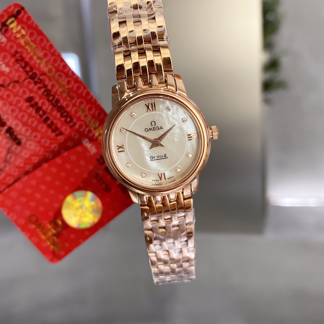 Omega De Ville Mother-of-Pearl Dial 27.4 mm Watch – IW-1541 - Image 8