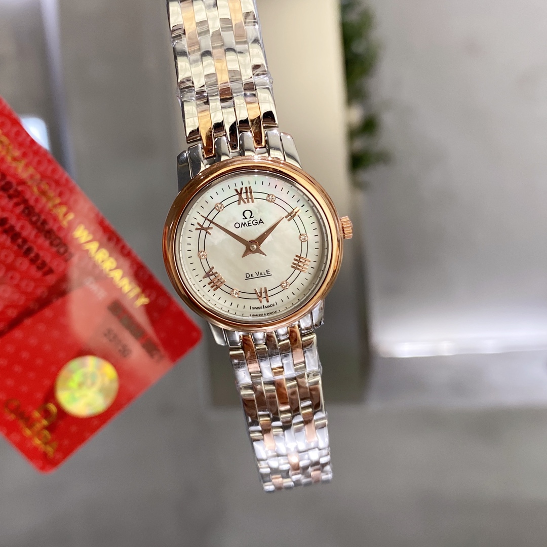 Omega De Ville Mother-of-Pearl Dial 27.4 mm Watch – IW-1541 - Image 4