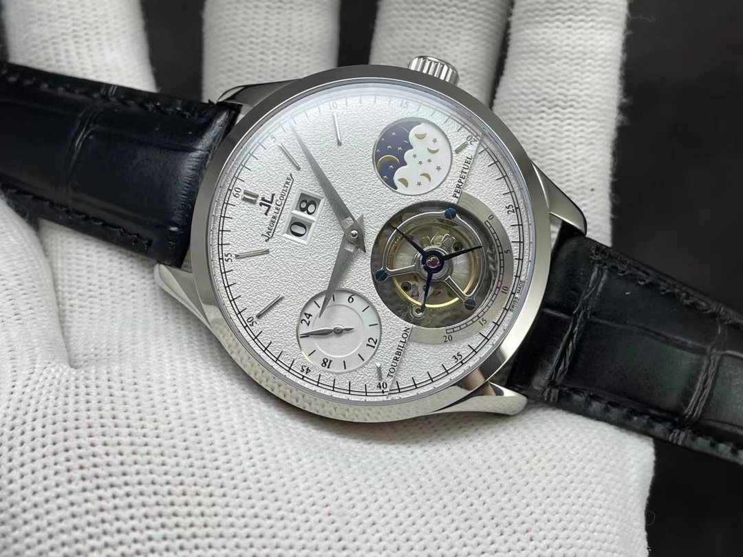 Jaeger-LeCoultre Tourbillon Moonphase 42 mm Watch – IW-0544 - Image 9