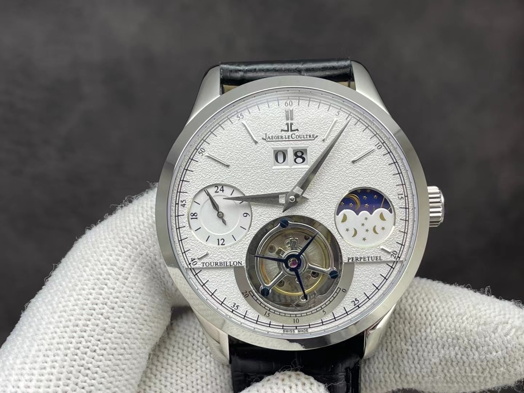 Jaeger-LeCoultre Tourbillon Moonphase 42 mm Watch – IW-0544 - Image 3