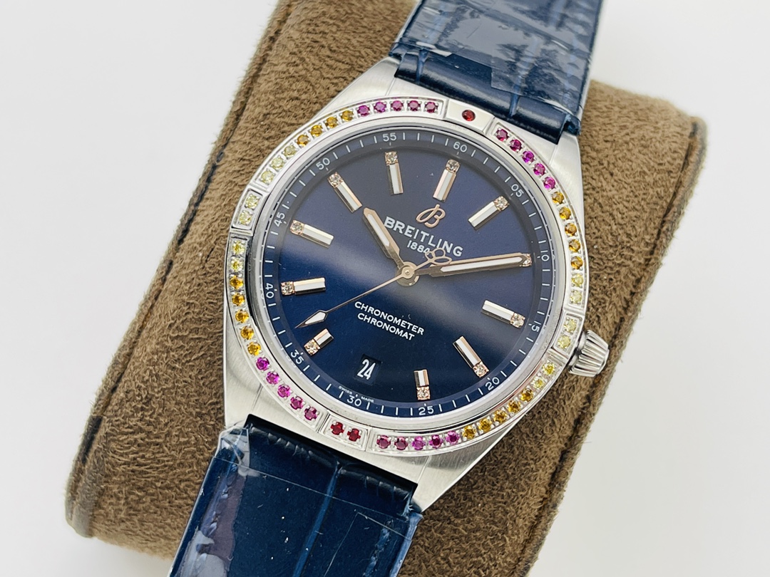 Breitling Classic Chronograph 36 mm Watch – IW-0650 - Image 3