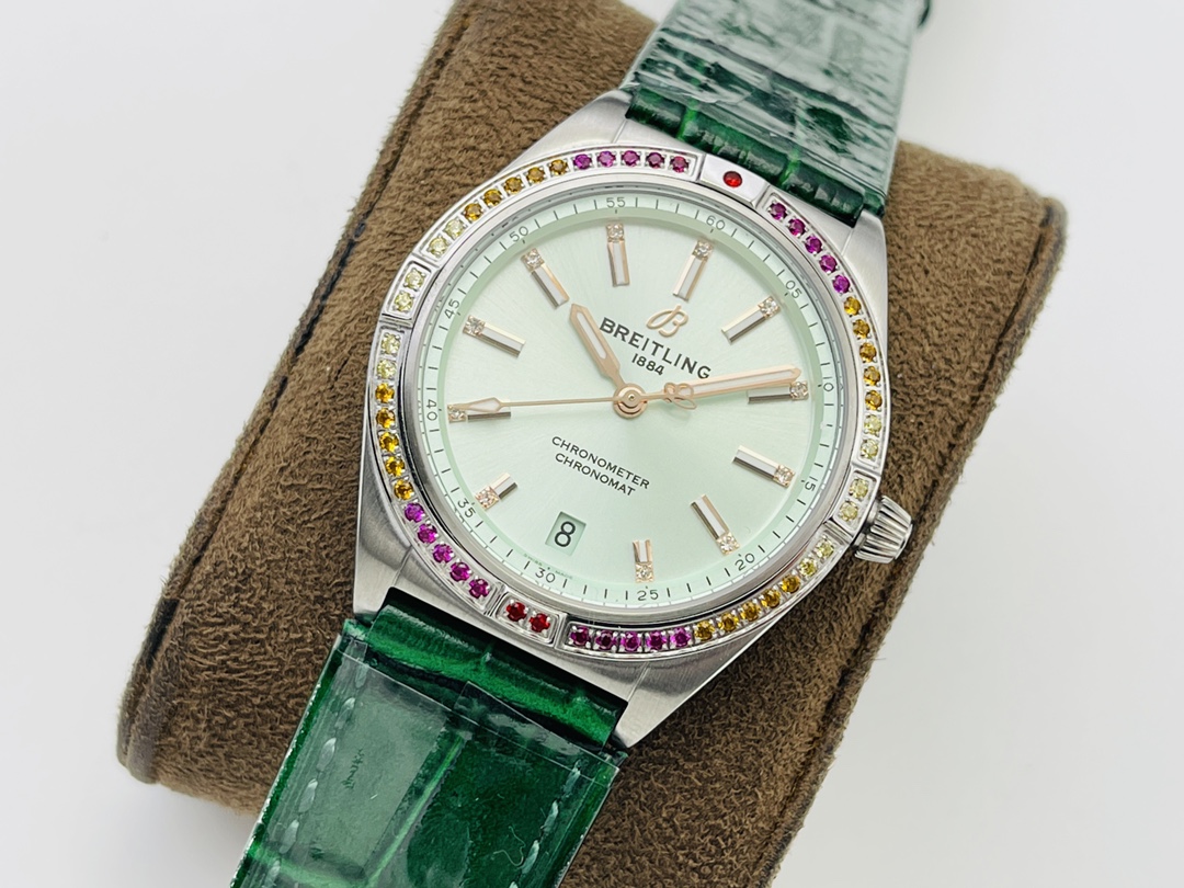 Breitling Classic Chronograph 36 mm Watch – IW-0649 - Image 3