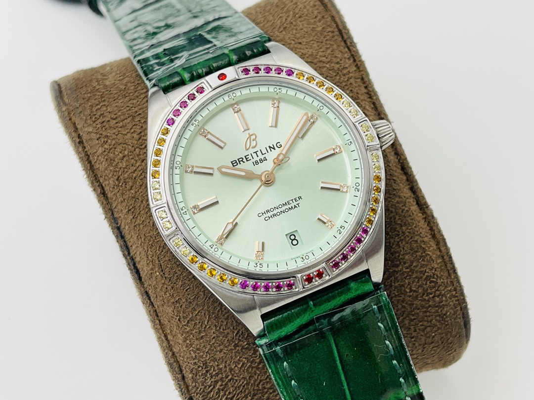 Breitling Classic Chronograph 36 mm Watch – IW-0649 - Image 2