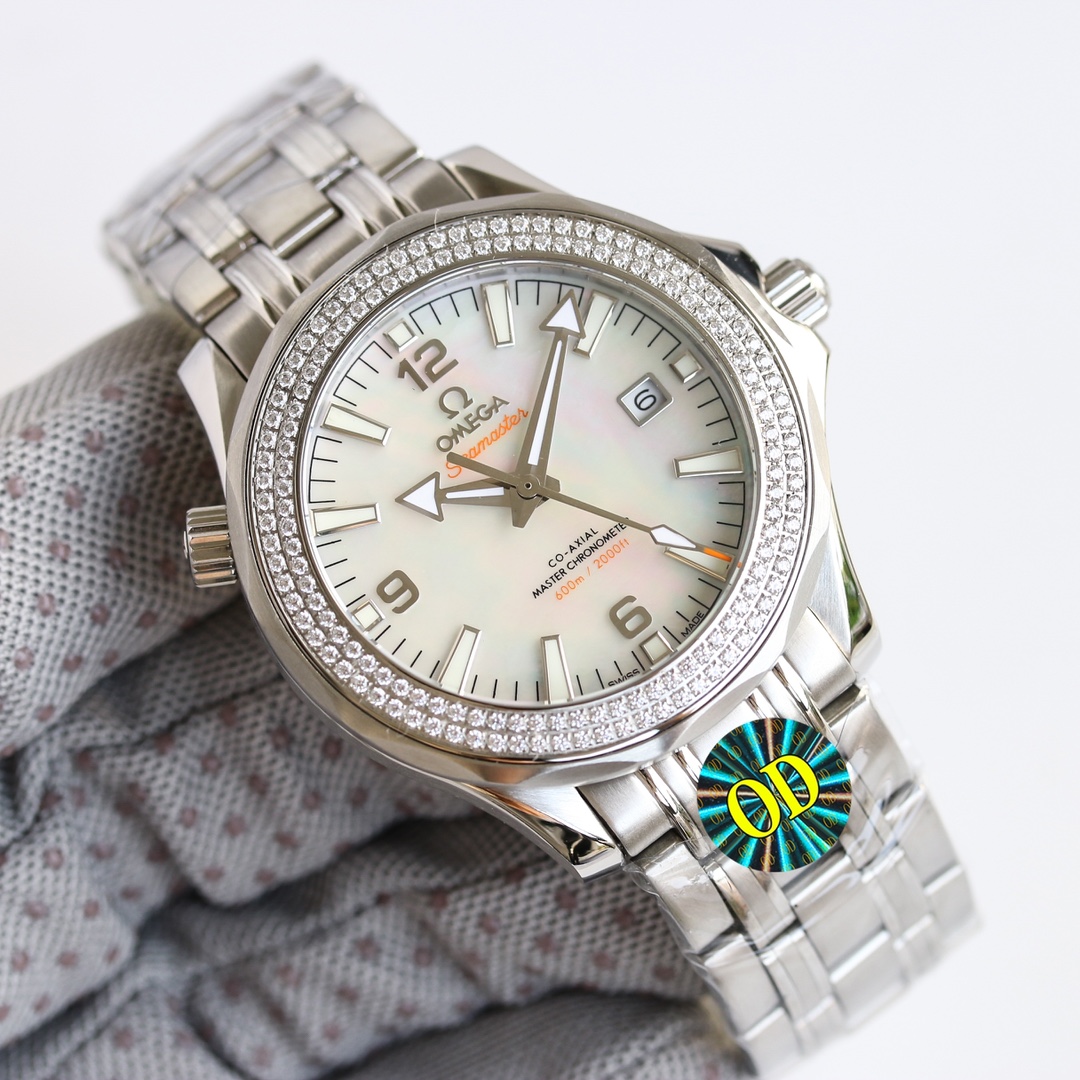Omega Seamaster Diamond-Set 44 mm Watch – IW-1539 - Image 6