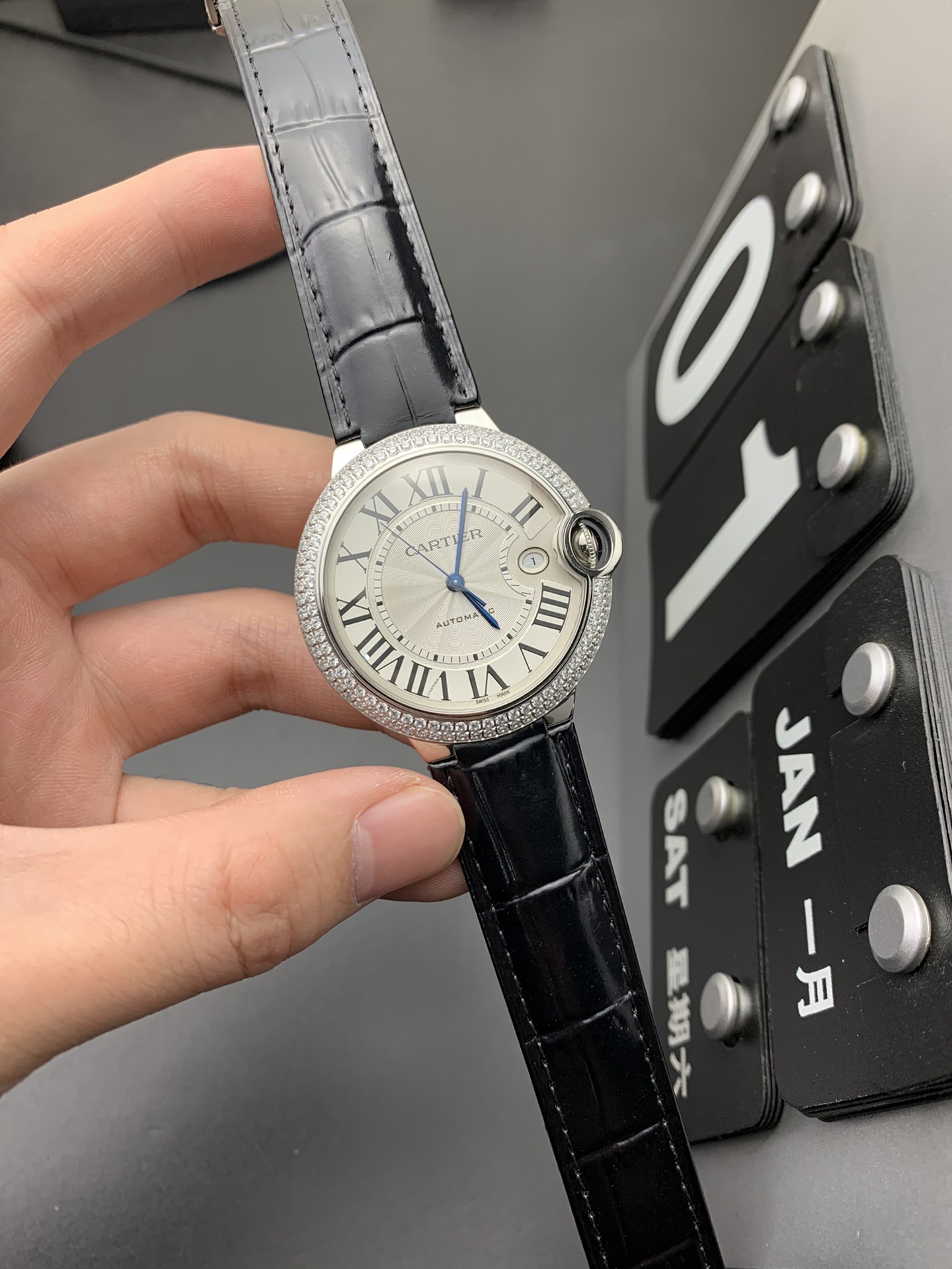Classic Diamond-Set Watch – IW-1776 - Image 6
