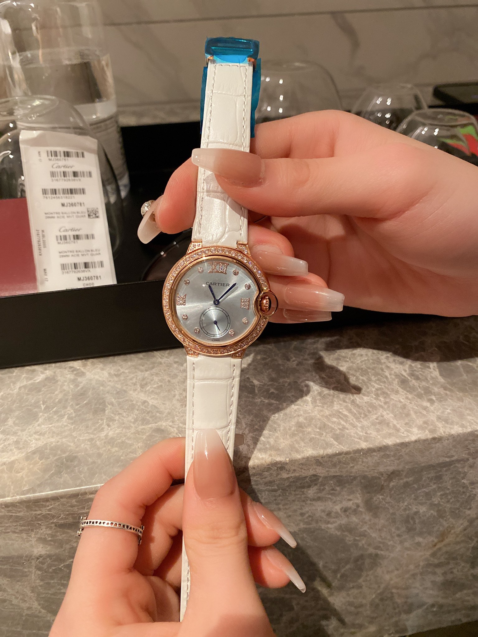 Cartier Ballon Bleu Diamond-Set 36 mm Watch – IW-1867