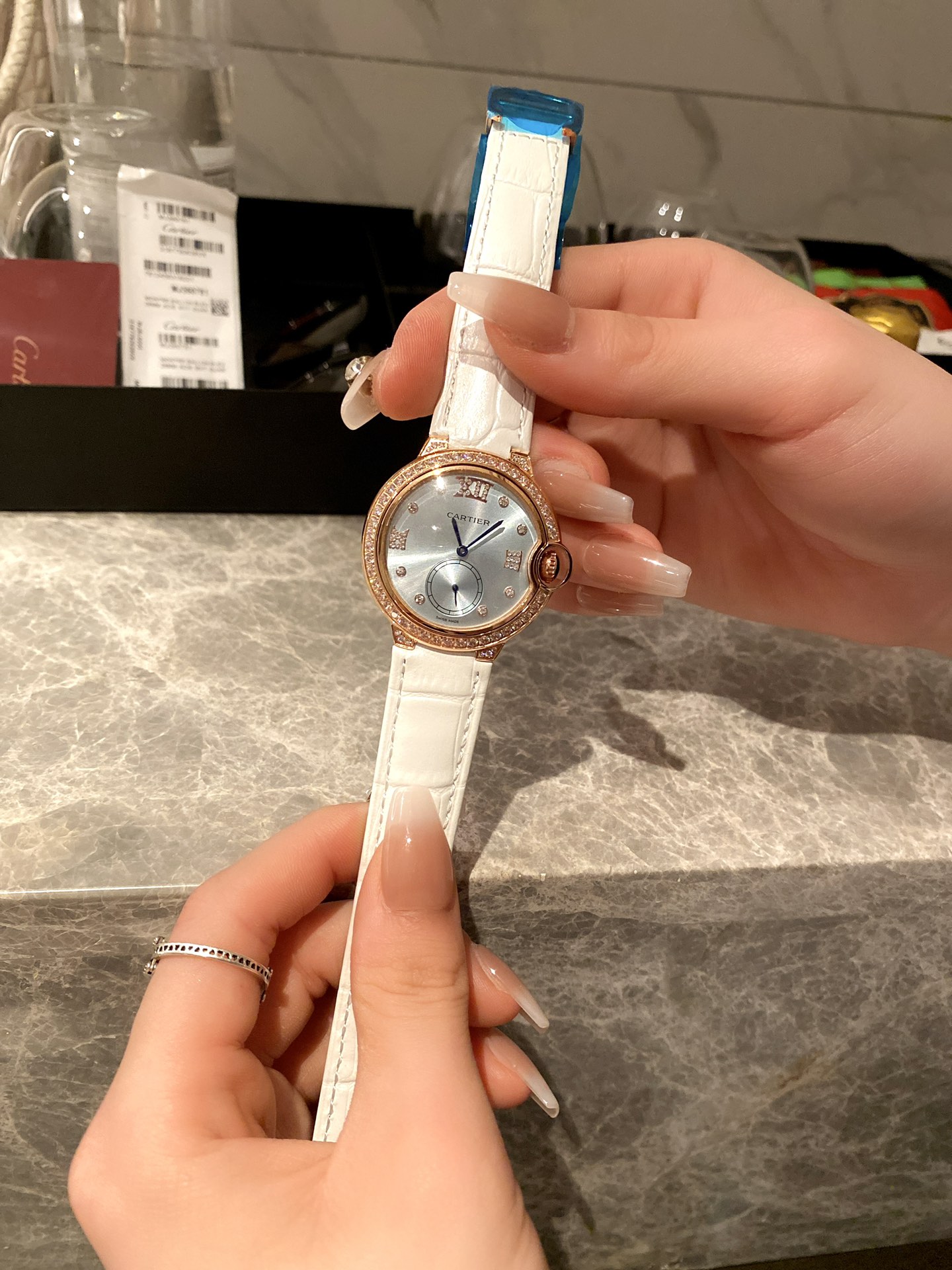 Cartier Ballon Bleu Diamond-Set 36 mm Watch – IW-1867 - Image 2
