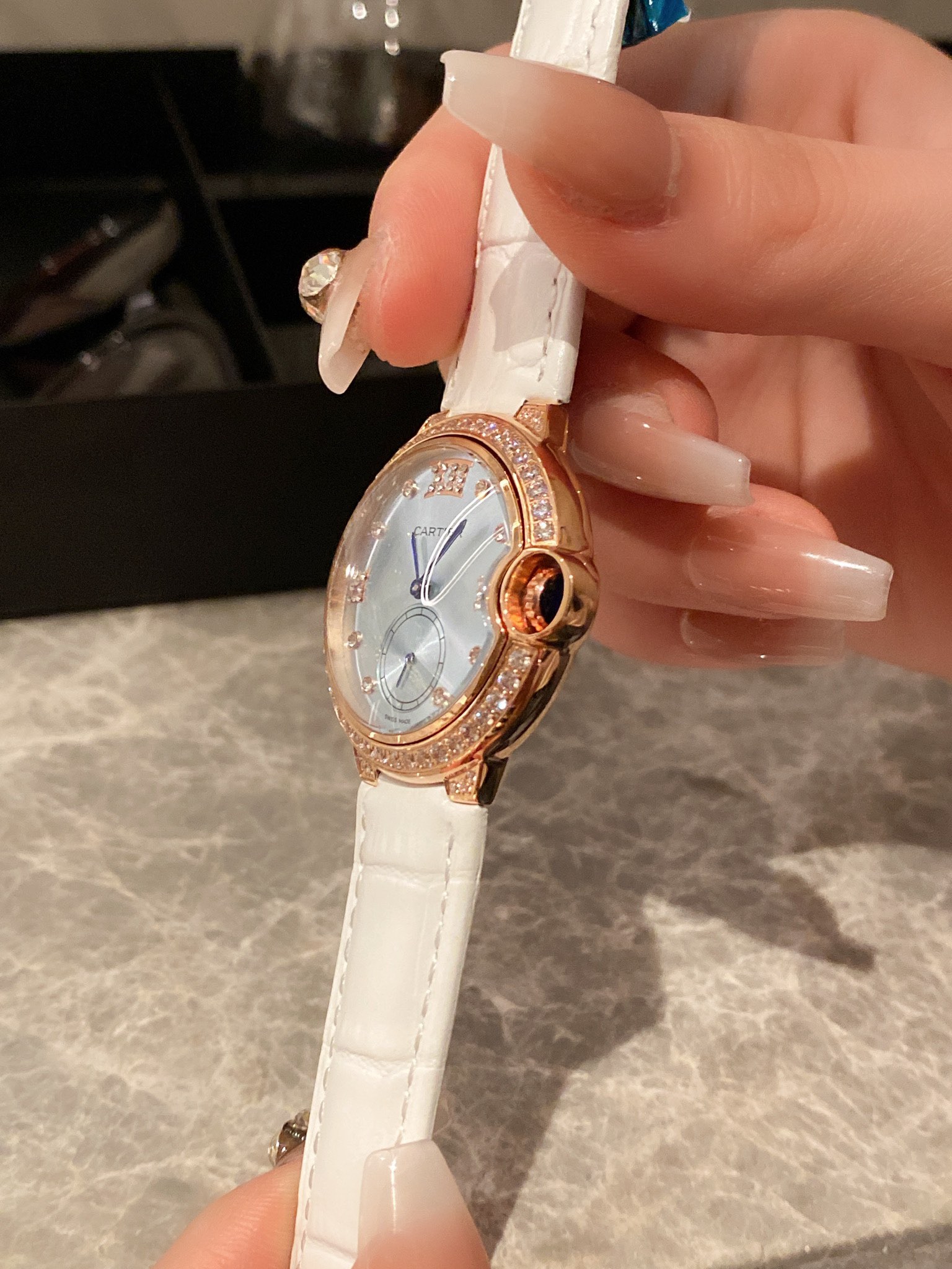 Cartier Ballon Bleu Diamond-Set 36 mm Watch – IW-1867 - Image 4