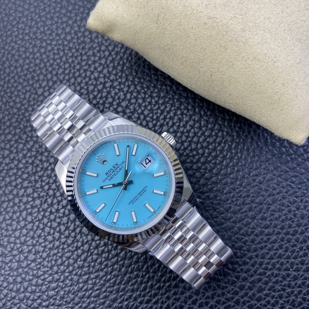 Datejust Tiffany Blue 41 mm Watch – IW-3032 - Image 7