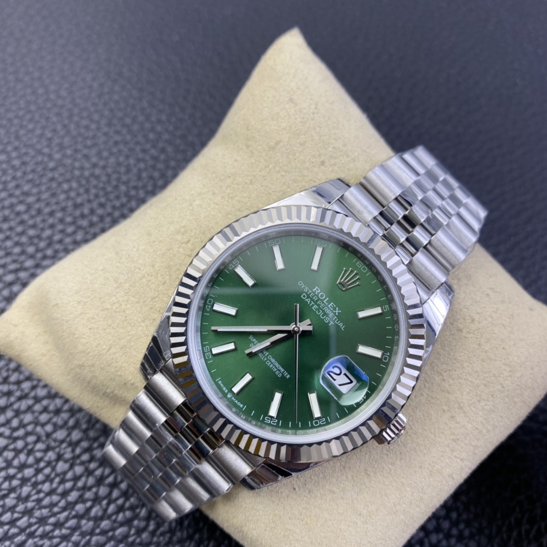 Datejust Green Dial 41 mm Watch – IW-3355 - Image 3