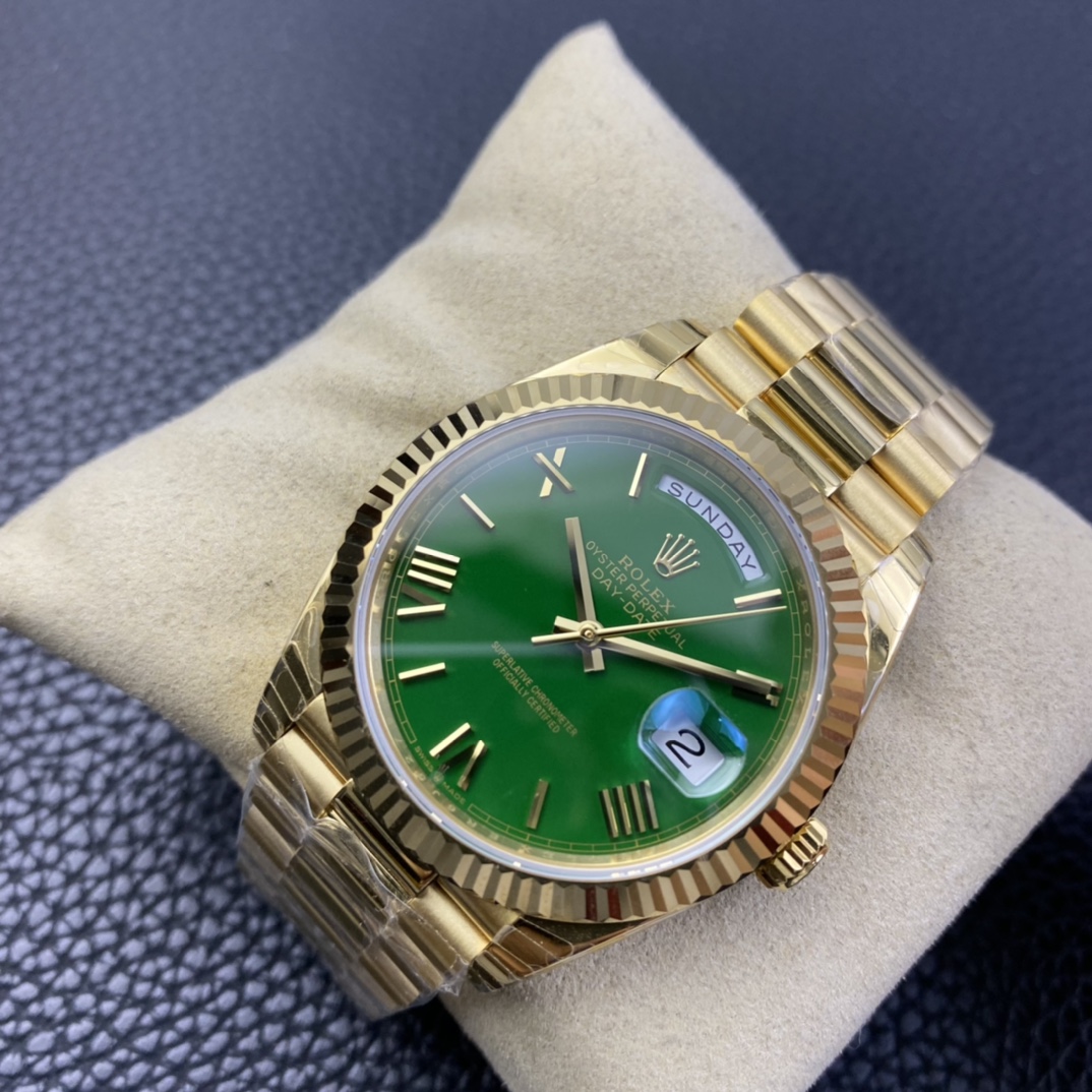 Day-Date Green Dial Watch – IW-3356 - Image 3