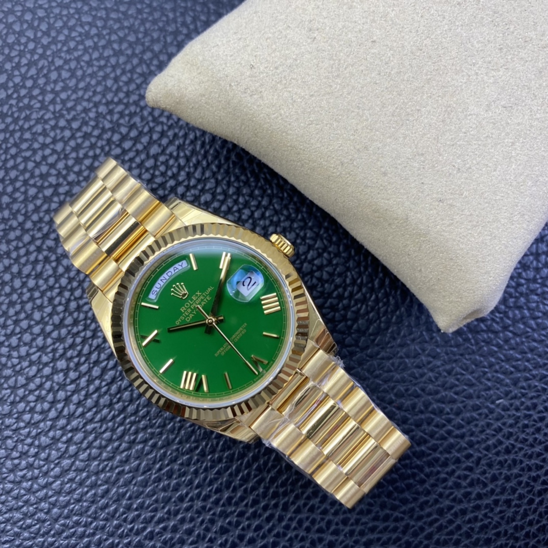 Day-Date Green Dial Watch – IW-3356 - Image 7