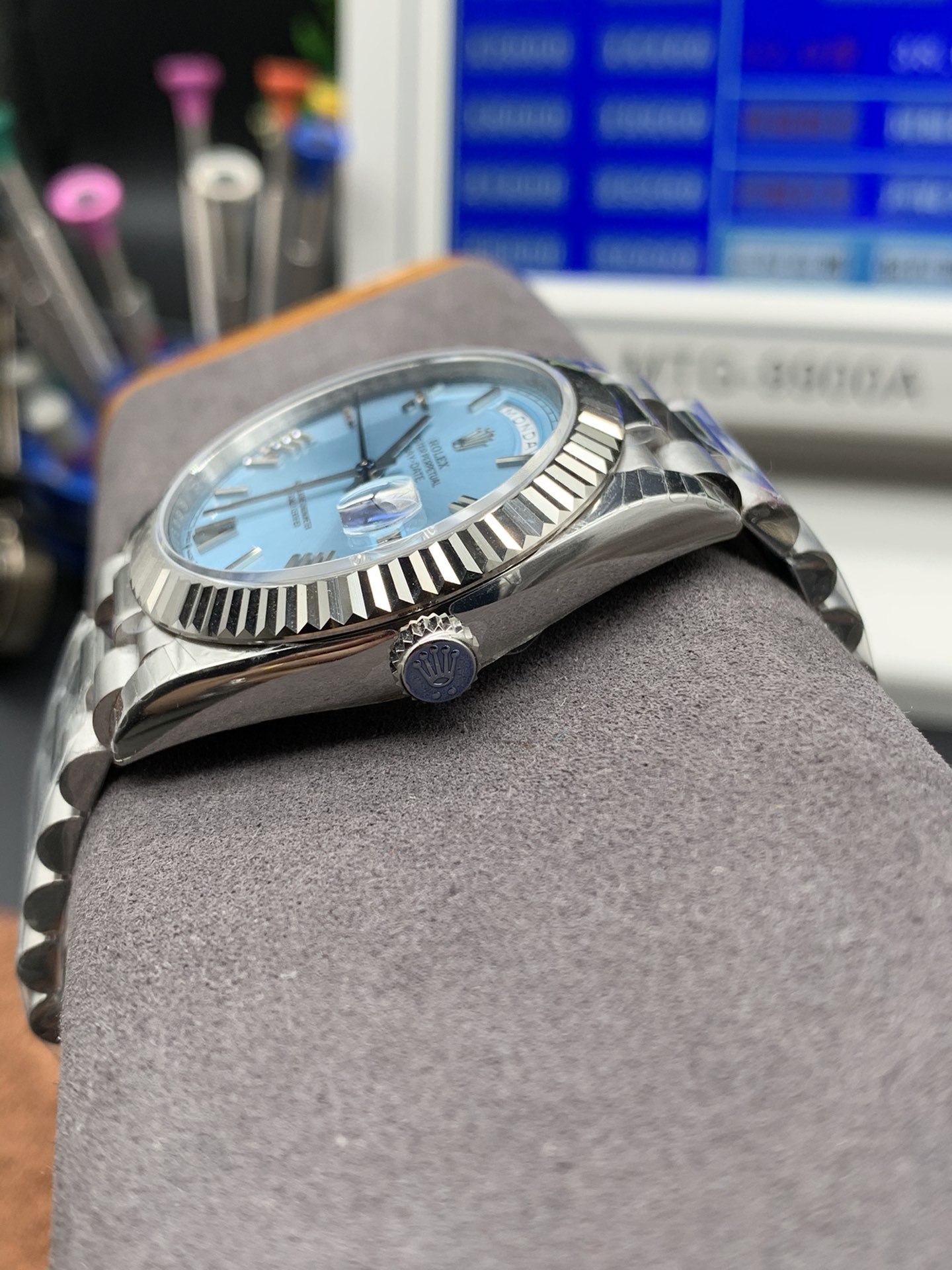 Datejust Ice Blue Watch – IW-3055 - Image 4