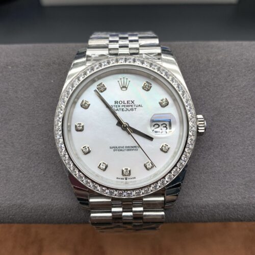 Datejust Mother-of-Pearl Dial Diamond-Set 41 mm Watch – IW-3056