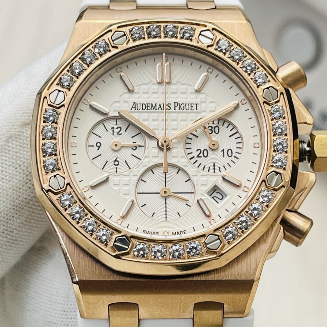 Audemars Piguet Royal Oak Chronograph 37 mm Watch – IW-2168 - Image 4
